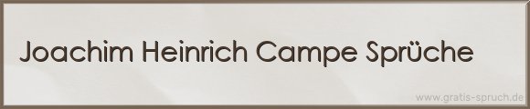 Campe Sprüche